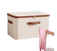 Cloth Box - Clothes Organizers for Moving | Jumbo Volume involving Airy Fabric & Carry Handles for Wardrobes, Dormitories, Bedrooms and Portable Travel Packing Utility