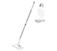 Cloth Changing Mop, 360 Degree Rotation Wet Dry No Touch Clip On Mopping Stick, Adjustable Handle Floor Cleaning Tool For Fiber Towel Crevice Hardwood Kitchen Laundry Home Apartment Use