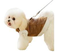 Clothes for Dogs, Puppy Coat, Dog Sweater Dog Clothes Soft Puppy Sweater Dog Coat with Traction Rope Hole for Winter Christmas, 20cm/7.87 Inches, About 25cm/9.84 Inches,