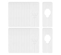 Clothes Hanger Dividers | Writable Clothes Size Sorting Rack Separator,30pcs Rectangular Tabs Reusable Closet Organizer for Dresses, Jackets, T-Shirts, Trousers, Sweaters