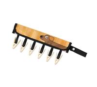 Clothes Peg Hanger - Sock Hangers for Drying | Colgador de ropa plegable | Portable Fabric Hanger Drying Foldable Rack with 6 Clips for Clothes | Cute Travel Multi-Functional Cloth Clothpins