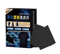 Clothing Darkening - Sheet 10 Pack Fabric Dye Booster Sheets Safe | Long Lasting Color Refresh Textile Restorer for Uniform, Workwear, Costume, Home, Laundry Project or Easy Wash