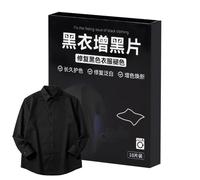 Clothing Dye - 10-Piece Black Fabric Paint, Color Restoration Tablet | Long-Lasting Darkening For Synthetic, Cotton, Denim, Jeans, Pants, Washing Machine, Home Laundry