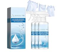Clothing Emulsifier, Non-Ionic Laundry Stain Remover Spray, Fabric-Safe Spot Cleaner for All Washable Clothes (3pcs)