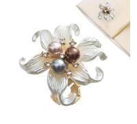 Clothing Flower Shape Clothing 4,5 cm, Cufflink Shirt Button, with Attachment System, Lightweight Quality Design Unit, Easy Wear Gear, Decorative Cufflink Accessory, for Wedding Formal Event Festive