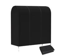 Clothing Rack Cover - Dustproof Garment Protector With Smooth Zipper & Large Capacity For Suits, Coats, Jackets, Costumes & Closet Storage