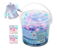 Clothing Washing Pods + Stain Removal, Fabric Softening, Long-Lasting Scent + Laundry Detergent Tablets For Towels T-Shirts Jeans Bedding Blouses, Home Dorm Apartment Bathroom Hotel + Convenient Daily