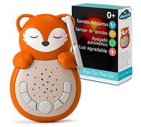 Cloud B | Máquina de ruido blanco bebé portátil con sensor de llanto y luz nocturna relajante | sonidos y melodías calmantes para dormir bebés | Sweet Dreamz On The Go Renard