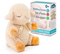 Cloud B Máquina De Sonido Relajante | Animal De Peluche | 4 Sonidos Suaves Y 4 Canciones De Cuna | Apagado Automático | Sleep Sheep