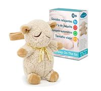 Cloud B Máquina De Sonido Relajante Tamaño De Viaje | Animal De Peluche | 4 Sonidos Suaves | Apagado Automático | Sleep Sheep On The Go