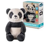 Cloud b Máquina de sonido calmante | peluche suave | 4 sonidos y 4 canciones de cuna | apagado automático | oso panda