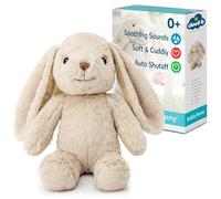 Cloud B Sonido relajante | peluche de felpa suave | 3 ruidos suaves y 1 canción de cuna | Apagado automático | Peluche Conejito Burbujeante
