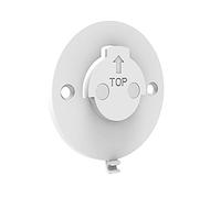 Cloud Cam 2019 Outdoor Camera Stand, Cloud Cam 2019 ABS Camera Housing Holder, Multifunctional Stand Magnetic + 3M Adhesive + 1/4 Plug + Conversion Socket with Pins (Cloud Cam 2019, White) A341