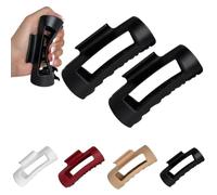 Cloud Clip, Cozy Clip de nube, clip de garra acogedor, pinzas para el cabello planas para mujeresClip Claw Clips, fermagli piatti per capelli da donna (2 pezzi neri)