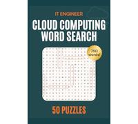 Cloud Computing Word Search Puzzle Book: Word Searches with Easy to Read Print about Cloud, Cloud Computing, CloudOps and more | 6x9 inches, 101 ... Gift for Vacations, Holidays and Free Times