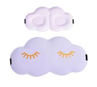 Cloud Eye - Cubiertas Para Los Ojos, Venda Para Dormir, Cubierta Para Sombra De Ojos, Antifaz Para Dormir Ligero | Pliegues Ciegos De Espuma En Forma De Nube Con Diseño De Botones, Parches Pa
