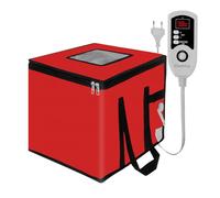 Cloud Fire Caja de Fermentación Eléctrica Plegable Azul 43L, 150W con Control de Temperatura, Fermentadora para Pan y Masa Madre, Armario Desmontable para Pizza, Yogur y Repostería (35×35×35 cm)