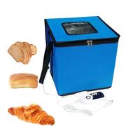 Cloud Fire Caja de Fermentación Plegable, Ajuste de Temperatura, Con Tapa, Multifunción Extraíble Para El Hogar, Pan, Pizza, Yogur, Vino de Arroz (Azul)