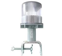 Cloud Fire Luz de navegación solar para barcos, 3 modos de iluminación, luces de señal de 360°, IP65, diseño impermeable para velero, advertencia de seguridad, vehículo industrial, pesca