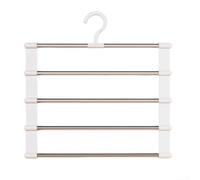 Cloud Ladder - Perchas para pantalones, estante vertical de almacenamiento para pantalones con gancho giratorio de 360°, solución compacta de armario para organización de armario, ahorra un 80% de