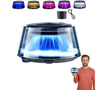 Cloud Mist Car Diffuser, 2025 Upgraded Smart Car Diffuser Air Freshener, Vehicle Aromatherapy Automatic Spray with 5 Ambient Light for Various Models (Gardenia White Tea)