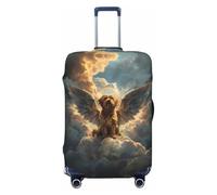 Cloud Rainbow - Fundas protectoras elásticas para equipaje de viaje para perro, 45,7 a 81,3 cm, Black, S