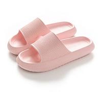 Cloud Slides For Women Men, Pillow Cloud Slides Slippers Sandals-Non Slip, Soft and Comfortable (Pink,34-35)