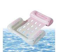 Cloud Soft Aquatic Bed, Professional Sunbathing Support, 74.8x31.5 Inches Inflatable Raft with Pillow, Tough Vinyl Buoyancy Tool, Manual Lounger with Ergonomic Shape, Relaxer for Beach