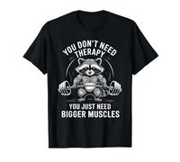 Cloud You Don’t Need Therapy You Just Need Bigger Muscles Camiseta