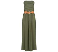 Cloud5ive Vestido caramelo / verde oscuro 42 caramelo / verde oscuro