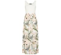 Cloud5ive Vestido de verano beige / petróleo / verde oscuro / blanco 40 beige / petróleo / verde oscuro / blanco