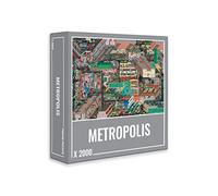 Cloudberries Metropolis - Rompecabezas detallado y desafiante de 2000 Piezas para Adultos con un fantástico Mapa de la Ciudad en 3D y un Tema de Arquitectura
