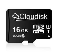 Cloudisk 16GB microSDHC UHS-I Tarjeta de Memoria, C10, U1, Full HD, A1, Tarjetas microSD 16GB Micro SD Card