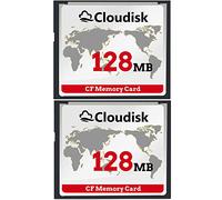 Cloudisk Paquete de 2 tarjetas flash compactas (128 MB)