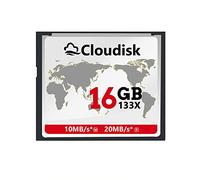 Cloudisk Tarjeta flash compacta de 16 GB CF 2.0 de rendimiento para cámara DSLR, cámara digital vintage y equipos industriales (16 GB)