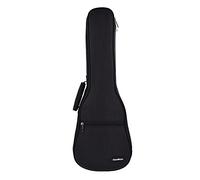 CLOUDMUSIC - Funda para ukelele (10 mm, acolchada, para ukelelele, soprano, concierto o ukelelele, color negro, azul, gris