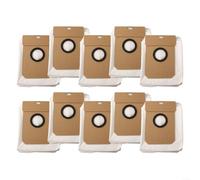 Cloudpower 10 Bolsa de polvo para Cecotec para Conga 11090 robot aspirador, reutilizable Bolsas de Vacio Respuesto para Robot Aspiradora para Conga Bolsas Recambio