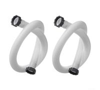 Cloudpower 2 mangueras de piscina para Intex 29060E, manguera de repuesto de filtro de piscina de 59 pulgadas de largo con tuerca para piscina de 38 mm de diámetro