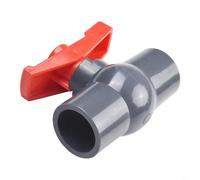 Cloudpower Válvula de bola de PVC, válvula de bola de 90 grados con conexión deslizante para integración en sistemas de tuberías Tipo de conector Bond(25 mm)