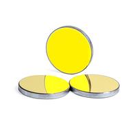 Cloudray Si Laser Lens Mirror láser CO2 Espejo Si CO2 Laser Lens Lente reflectante Reflector de espejo Lente de reflector de Silicio Para CO2 láser máquina de corte o grabado Diá 38.1mm 3piezas