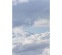 Clouds in Blue Sky Undated Weekly Planner & Daily Organizer | Flexible Agenda for Work, Life & Goals | Time Management Journal for Women & Men