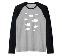Clouds Pastel Core Clothing Kawaii Japanese Style Pastel Camiseta Manga Raglan