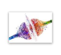 CloudShang Línea Anatomía Clínica Decoracion Médicos Biología Neurociencia Abstracto Colorido Neuronales Poster Neurona Árbol Cerebro Nervio Medicina Pared Arte Impresiones Oficina Regalo I20082