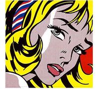 CloudShang Póster de cómic Roy Lichtenstein Pop Art Lichtenstein, pintura con cinta para el pelo, imagen salón arte mural E17087