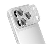 CloudValley Protector de lente de cámara para iPhone 17 Pro Max, 1: 1 Perfecto Invisible, [AR + AF] Vidrio Templado Transparente de Alta Definición, Diseño Flash, Fácil de Instalar, Plata