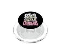 Cloudy with A Chance of Chemtrails PopSockets PopGrip para MagSafe