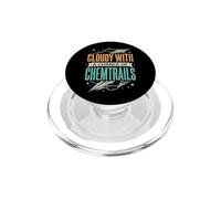 Cloudy with A Chance of Chemtrails PopSockets PopGrip para MagSafe