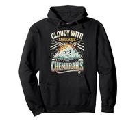 Cloudy with A Chance of Chemtrails Sudadera con Capucha