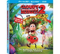 Cloudy with a Chance of Meatballs 2 (Three-Disc Comb (Blu-ray) (Importación USA)