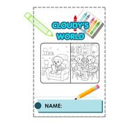 Cloudy's World: A Fun Coloring and Trancing Book for Little Learners